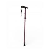 Adjustable Pink Walking Cane With Strap