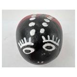 Hand-Painted Rock Ladybug Design
