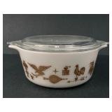 Pyrex Early American 1 1/2 Pint Casserole Dish