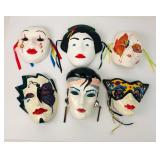 12 Ceramic Masks By Pelzman Designs & Vandor