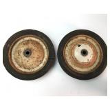 8 1/2ï¿½ Metal & Rubber Wheels
