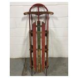 Shooting Star Wooden Sled 54 Inches Long