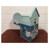 Painted Lighthouse Staircase Storage Box