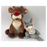 Rudolph & Thumper Plush Toys