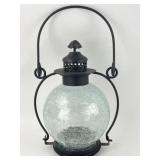 13ï¿½ï¿½ Glass & Metal Lantern W/Handle