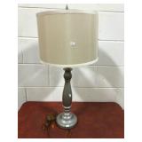Metal Table Lamp With Lampshade