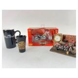 Harley-Davidson Die-Cast, Mug, Shot Glass & Figuri