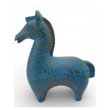 Mcm Bitossi Style Ceramic Horse 6.5 Tall