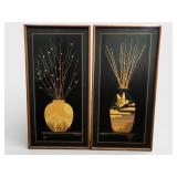 Vtg Signed Franco Set Of MCM Silkscreen Oil