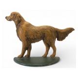 Antique Cast Iron Golden Retriever Door Stop