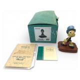 Walt Disney Jiminy Cricket Figurine 3.5 Tall