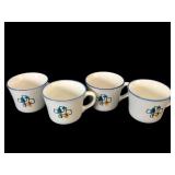 (4) Gibson MCM Ceramic Mugs