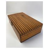 Wood Box With Drafting Tools & Templates