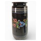 Hungary Hand Painted Vase 13 3/4 Inches