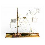 Brass Metal Sculpture Bicycle Made In Hong Kong