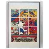 1970 Peter Max London Arts Gallery Poster
