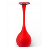 Carlo Moretti Style Satin Glass Pencil Vase