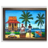 San Andres Islas Painting 21.5 x 16