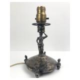 10ï¿½ Tall Figural Metal Table Lamp Base
