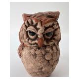 Dane Burr Ceramic Owl Sculpture 1969