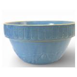 John G. Burley Pottery Co. Blue Stoneware Bowl