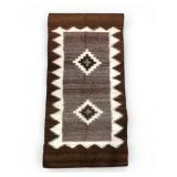 Vtg Woven Wool Navajo Wall Hanging Blanket