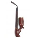 Vtg Pipe 10.25 Long With Hinged Lid