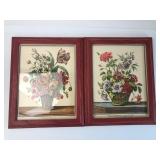 Framed Botanical Prints After Tessier & Avril