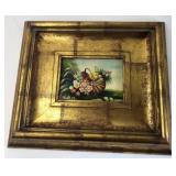Robert Grace Floral Oil Painting In Frame