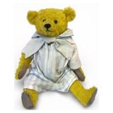 Vtg Fully Jointed Teddy Bear With German Fur