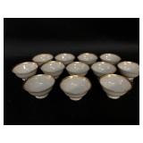 Tuxedo By Lenox Gold Trim Cups Set Of 12