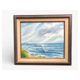 Signed Carolyn Catalan Seascape Painting