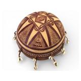20th Century Burkina Faso Gourd Rattle