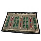 Handwoven Navajo Corn Yei Rug 35.5 x 23.5ï¿½