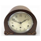 Wooden Mantel Clock With Brass Movement