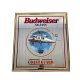 Budweiser Coast Guard Mirrored Sign