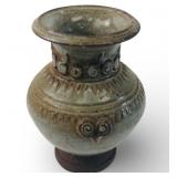 Yue Celadon Glazed Vase Western Jin Style