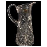 Violetta Starburst Hand Cut Crystal Pitcher