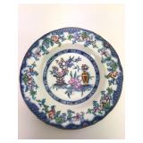 Poonah Porcelain English Plate By Minton