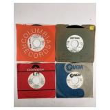 8 Assorted Promotional Not For Sale 45 RPM Records