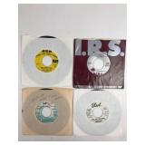 8 Assorted Promotional Not For Sale 45 RPM Records