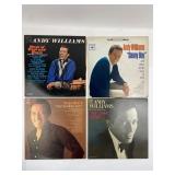 8 Andy Williams LP Records, Various Albums