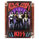 Kiss Rock Gods Poster By Aquarius 36ï¿½x24ï¿½