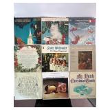 9 Christmas Vinyl Records