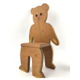 Wooden Bear Chair By Poppy