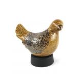 Ceramic Bird Figurine With Base
