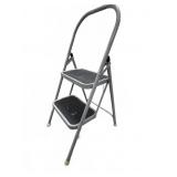 Two Step Metal Folding Ladder With Handle