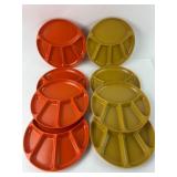 8 Japan Divided Plastic Plates