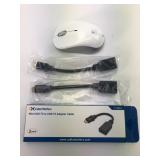 Logitech Bluetooth Mouse & Cable Matters Adapters