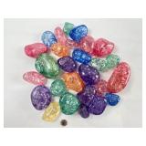 Polished Cracked Glass Stones